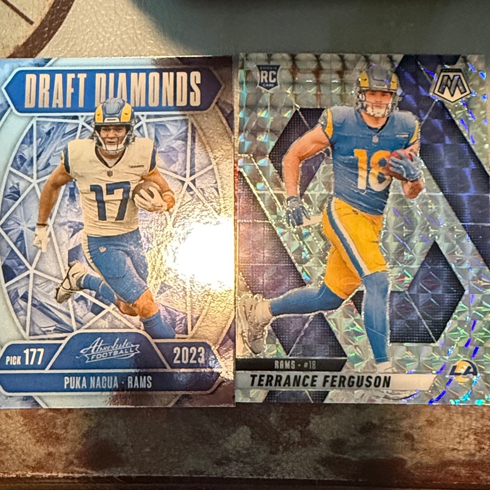 Los Angeles Rams Football Card Lot Bundle- Approx. 100 Cards With Inserts - Picture 2 of 2